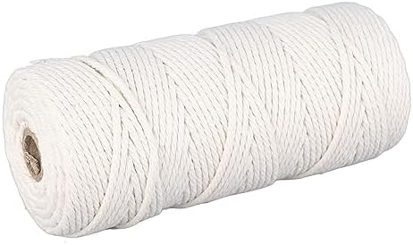 plplaaoo Macrame Kit for Beginners Complete Macrame Supplies with Cotton Cord Wooden Beads Rings Sticks DIY Wall Hanging Plant Hanger Home Decor Craft Kit - Image 4