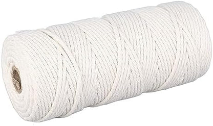 plplaaoo Macrame Kit for Beginners Complete Macrame Supplies with Cotton Cord Wooden Beads Rings Sticks DIY Wall Hanging Plant Hanger Home Decor Craft Kit - Image 4