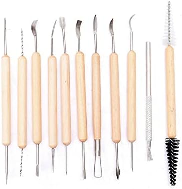 Clay Tools 40PCS Pottery Tools Clay Sculpting Tools Polymer Clay Tools Kit Ceramic Tools for DIY Handcraft Modeling Clay Carving Tools Set - Image 4