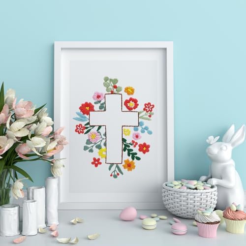 Louise Maelys Cross Embroidery Kit for Beginner(Easter Jesus) - Image 6