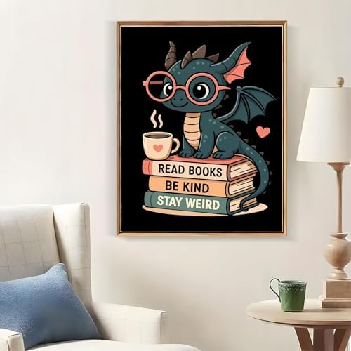CraftBliss Dragon Paint by Number for Adults, Fantasy Animal Painting by Numbers, DIY Acrylic for Beginners Unframed, Easy Paint by Numbers Adults on Canvas for Decor 16x20inch - Image 4