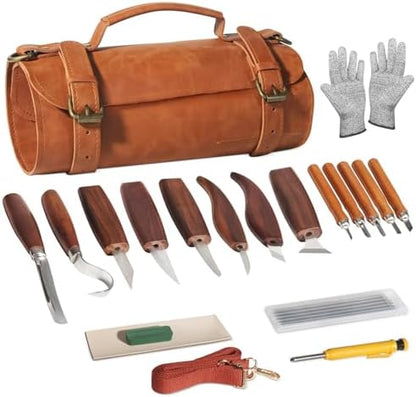 Wood Carving Kit,Whittling Kit,Wood Carving Tools,Carving Knife Set by Unknown