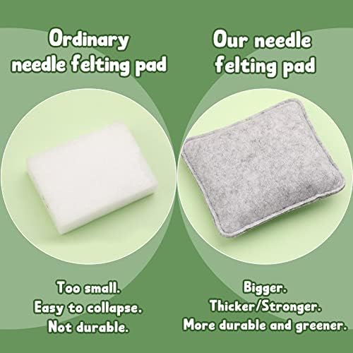 IMZAY Needle Felting Kit for Beginners, 50 Colors Wool Roving Kit - Image 4