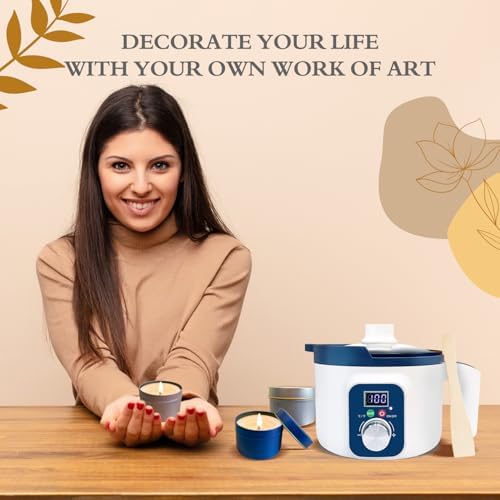 DIY Scented Candle Making Kit for Adults with Digital Wax Melting Pot - Image 7