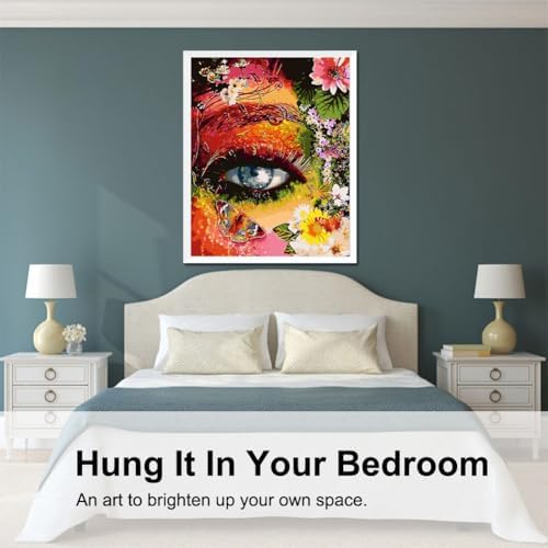 BAISITE Paint by Numbers Kit for Adults Beginners,16" Wx20 L Canvas for Painting Kits for Adults in Colorful Box-Color Eye Mother Earth 8407 - Image 3