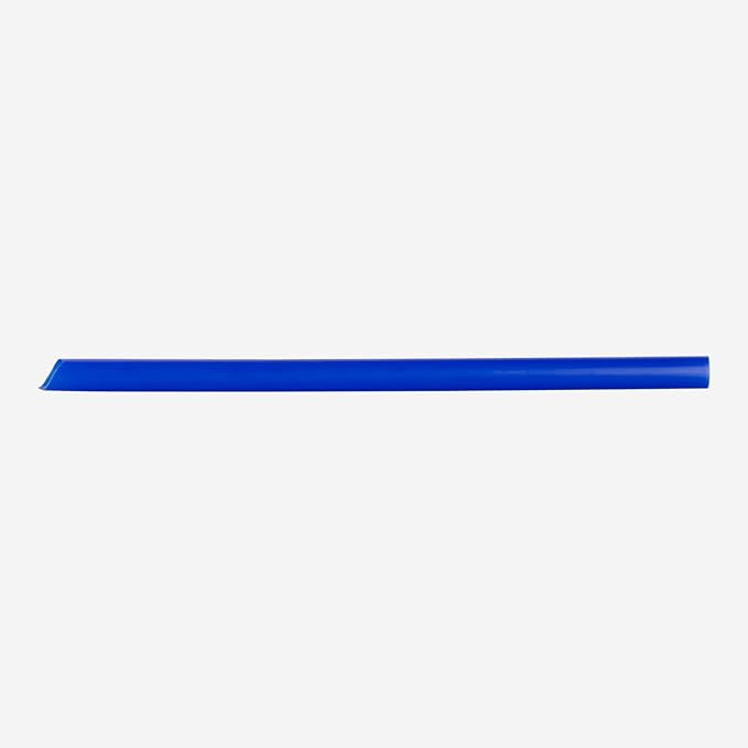 Karat 9" Boba Straws(10mm Diameter), Poly-Wrapped, Assorted Solid Colors (Blue)