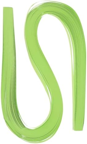 PATIKIL 120pcs Quilling Strips Paper 3/8"(10mm) 54cm Origami Paper Quilling Strip for Art DIY Hand Craft Christmas, Lawn Green by PATIKIL