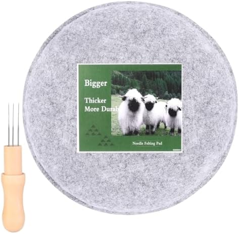 WONVOC Needle Felting Pad, 9.44 x 9.44 x 1.38 Inch Needle Felting Mat by wonvoc