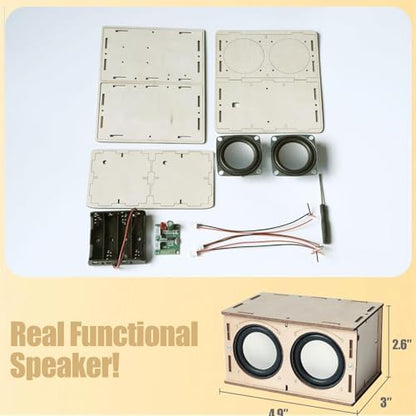 STEM Projects for Kids Crafts Summer Camp Activities Gifts for 7 8 9 10 11 12 13 14 15+ Year Old Boys Girls Teens Toys Building Engineering Circuits Kit Science DIY Speaker Cool Gadgets Electronics - Image 3