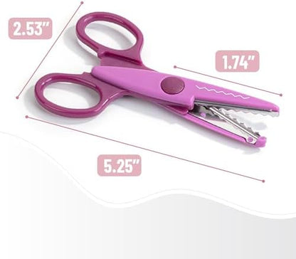 Mr. Pen- Craft Scissors Decorative Edge, 6 Pack, Vintage Colors - Image 3