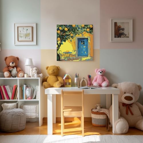 Gemozaic Lemon Tree Paint by Numbers Kit for Adults with Frame and Easel - Image 4