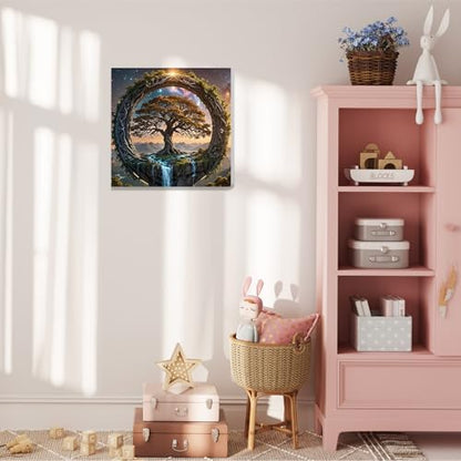 Tree of Life Paint by Number, Paint by Numbers Kit for Adults 10x10 Inch - Image 6