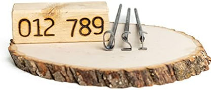 3/4" Number Mini Steel Branding Irons Kit for Hats, Wood Burning, DIY Beginner Adult Crafts Bullet Points - Image 5
