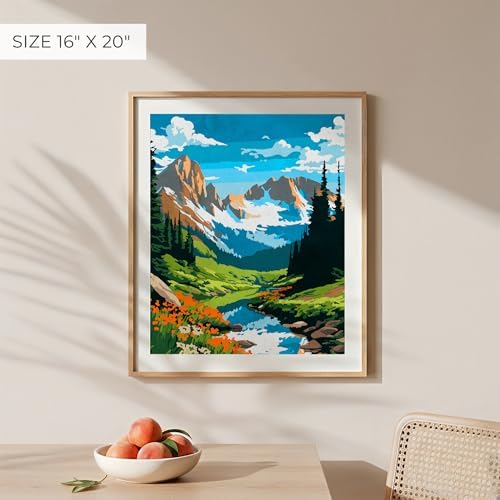 Beautiful Paint By Number Kit for Adults - Painting Set with 2 Canvases - Image 5