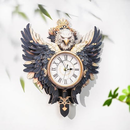 3D Puzzles for Adults, Eagle Wall Clock 3D Wooden Puzzles Clock Kits for DIY Birthday Gift for Women Men Home Decor Holiday Christmas - Image 5