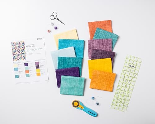 Connecting Threads Triangle Lap Throw Quilt Sewing Kit for Beginners - Image 2