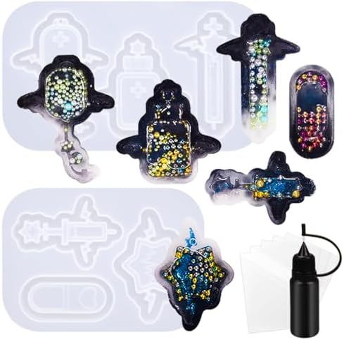 Resin Shaker Molds Kits Set with Films Medical Demons by FUNSHOWCASE
