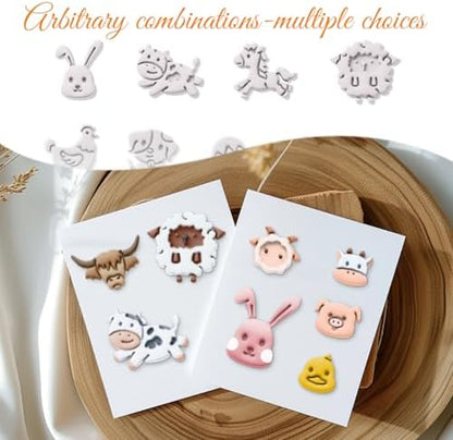 ORIGACH 14 Pcs Farm Animal Clay Cutters Set - Image 4