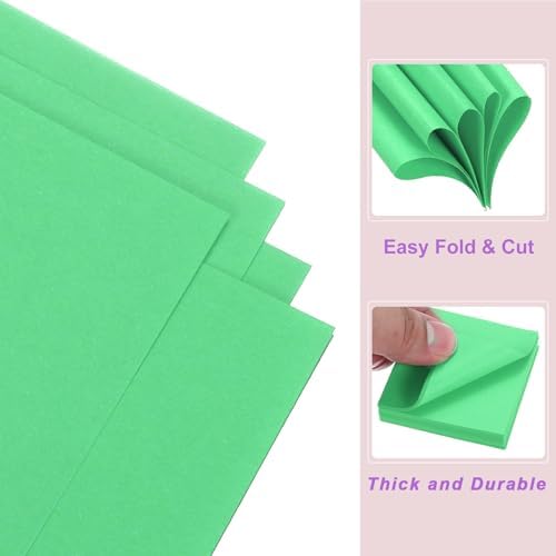 DMiotech 500 Sheets 2x2 Inch Origami Paper, Dark Green Square Origami Paper Easy Fold Double Sided Paper for DIY Arts and Crafts - Image 5