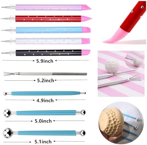 Artzuvs Clay Sculpting Tools 28pcs Polymer Pottery Modeling Tools Set for Ceramic Club Crafts,Carving,Sculpture,Shaping, Hobbyists,Artists,Expert - Image 6