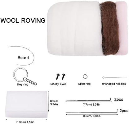 QMNNMA Needle Felting Kit for Beginners, Ragdoll Cat Wool Felting Kit - Image 2