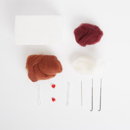 Simply Make Needle Felting Kit Christmas Gingerbread House, Including Wool, Needles, Tools, Beginners, Needle Felting Craft Kits, Starter Hobby Craft, Decoration, Gift, Hobbies for Crafty Enthusiasts - Image 2
