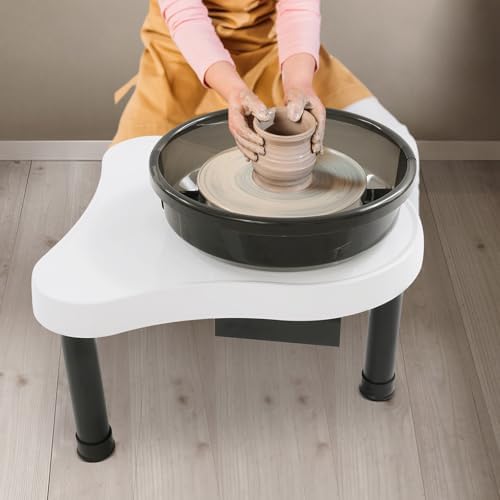 12.6in/32cm Pottery Wheel for Adult Electric Pottery Set with Foot Pedal - Image 4