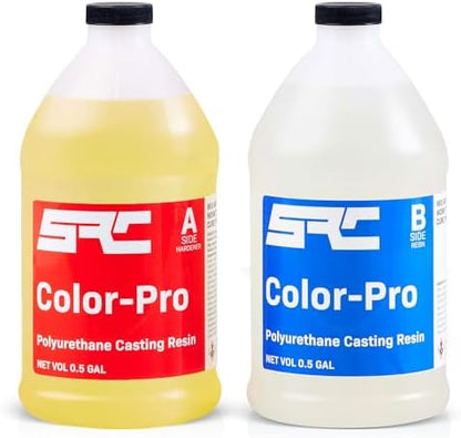 SRC Color-Pro 1 Gallon, Semi-Clear Polyurethane Casting Resin by SpecialtyResinChemical