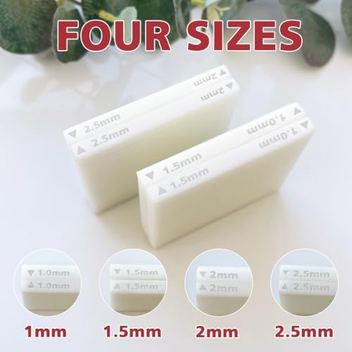Keoker 4 Sizes Polymer Clay Bead Roller, Polymer Clay Bead Maker, Bead Molds for Clay, Polymer Clay Tool - Image 2