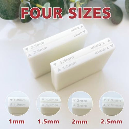 Keoker 4 Sizes Polymer Clay Bead Roller, Polymer Clay Bead Maker, Bead Molds for Clay, Polymer Clay Tool - Image 2
