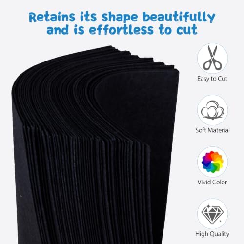 12x8 Inch 66Pcs Black Cards, Craft Supplies, Card Making and Art Projects - Image 3