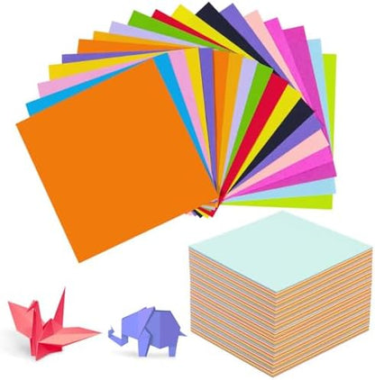SenseYo 1000 Sheets Origami Paper Kit for Easy Fold Paper Beginner, 20 Colors 4 Inch x 4 Inch by SenseYo