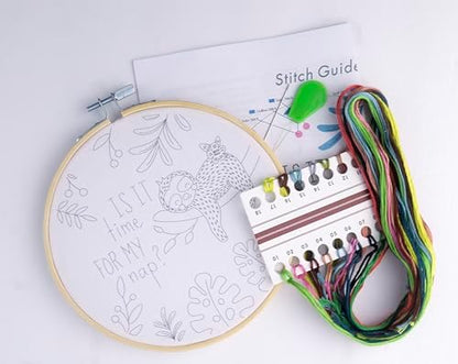FUNATIC is It Time for My Nap Funny Embroidery Kit for Adults - Image 2