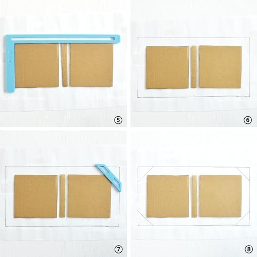 UPTTHOW 6Pcs Bookbinding Easy Scrapbooking Tool for Notebook Calender - Image 5
