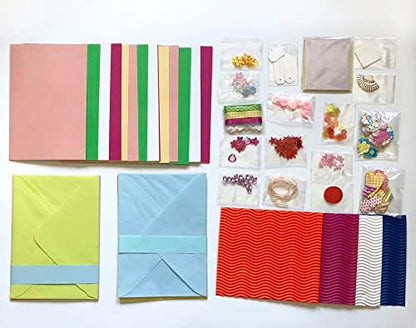 Huralona Greeting Card Making Supplies Envelope Kit Gift Anniversary Craft - Image 2