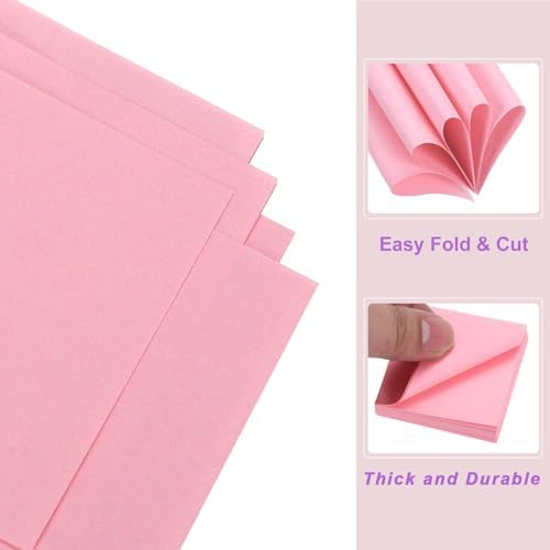 DMiotech 500 Sheets 2x2 Inch Origami Paper, Pink Square Origami Paper Easy Fold Double Sided Paper for DIY Arts and Crafts - Image 5