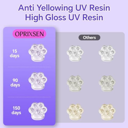 UV Resin with Light 8 LED, 100g Hard Type UV Epoxy Resin Kit - Image 3