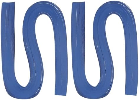 PATIKIL 240pcs Quilling Strips Paper 1/8"(3mm) 21"(54cm) Origami Paper Quilling Strip for Art DIY Hand Craft Christmas, Medium Blue by PATIKIL