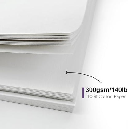 30 Pack Foldable Blank Watercolor Cards with Envelopes 5"x7" - Image 2