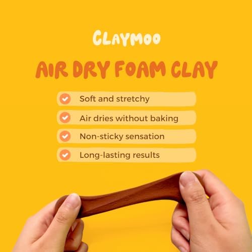 Moon Bunny Clay Kit – Air Dry Foam Clay Craft for Adults & Teens - Image 5