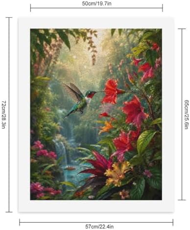 Bozfoxa Paint by Numbers Kit for Adults Beginner Tropical Nova - Image 2