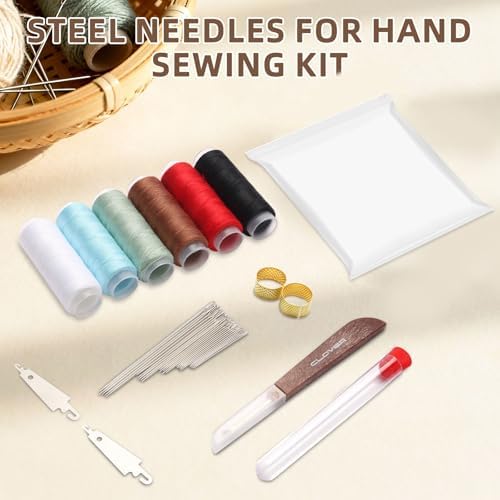 Losaria 38 Pcs Sewing Kit for Adults, Steel Needles for Hand Sewing Kit - Image 2
