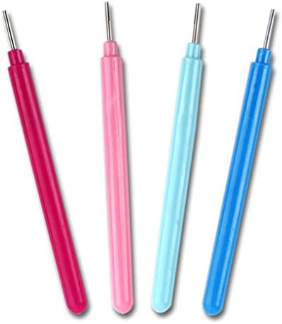 4 Pcs Paper Quilling Tools Slotted Kit Rolling Curling Stainless Steel by sowaka