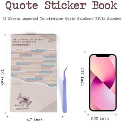 Quote and Sayings with Bible Verses Stickers for Journaling, 846Pcs Word Stickers, 24 Sheets Gold Foil Small Talk Sticker Book for Junk Journal Supplies, Scrapbooking, Bujo, Card Making - Image 5