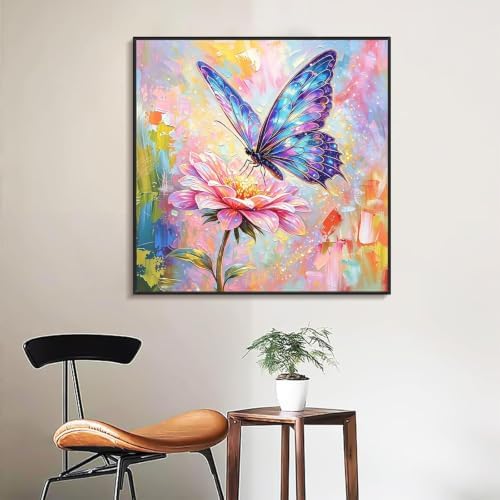 Arttoplus Butterfly Paint by Numbers Kit for Adults Beginner 16x20 inch - Image 5