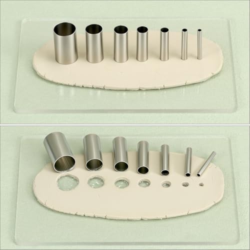 QWORK 24-Piece Clay Sculpting Tool Kit with Acrylic Roller, Sheets, Plastic Scraper, Stainless Steel Cutters, Polymer Clay Cutter Tools - Image 4