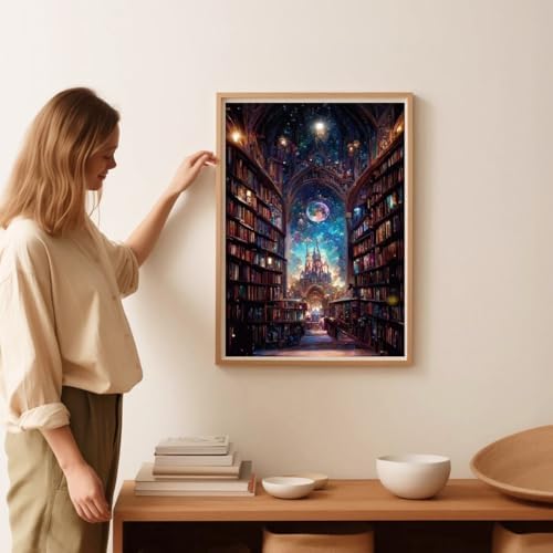 NEGEKFKX Castle Paint by Numbers Kit for Adults Beginner 16x20 Inch - Image 3