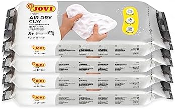 Jovi - Air Dry Clay, Set of 4 Units, 2.2lb Each, Total of 8.8lb, White by Jovi