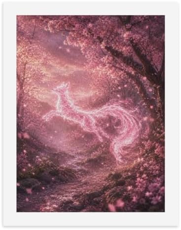 Bozfoxa Paint by Numbers Kit for Adults Beginner Rose Blossom Fox by Unknown
