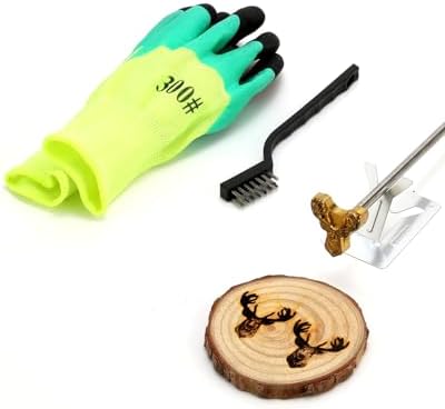 AIMOADO 1.5" Deer Bust Branding Iron for Wood Hats Leather Steak & Burgers by AIMOADO
